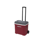 00034660-Igloo-Latitude 30 Roller Cooler - Industrial Red /Meteorite