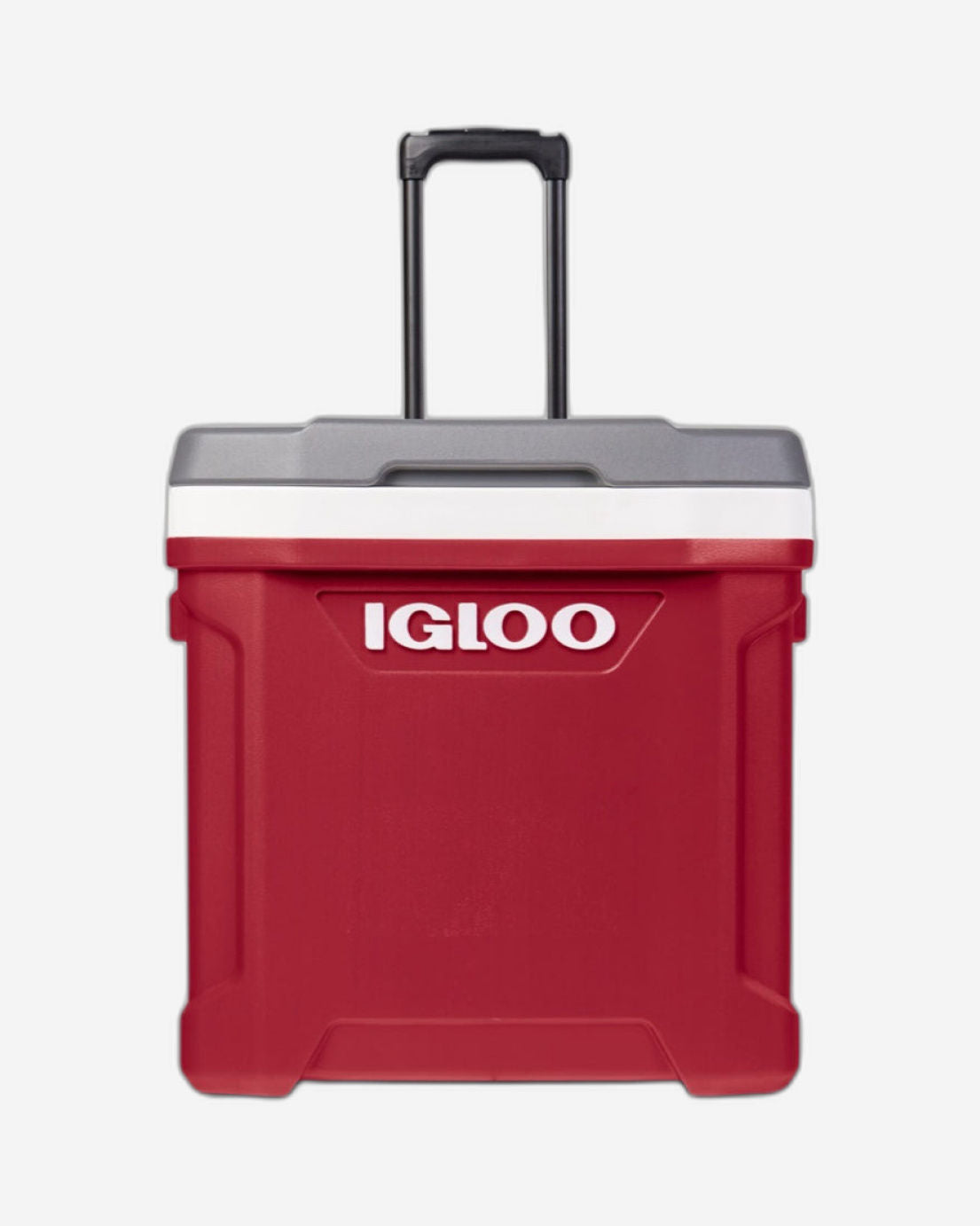 00034666-Igloo-Latitude 60 Roller Cooler - Industrial Red /Meteorite