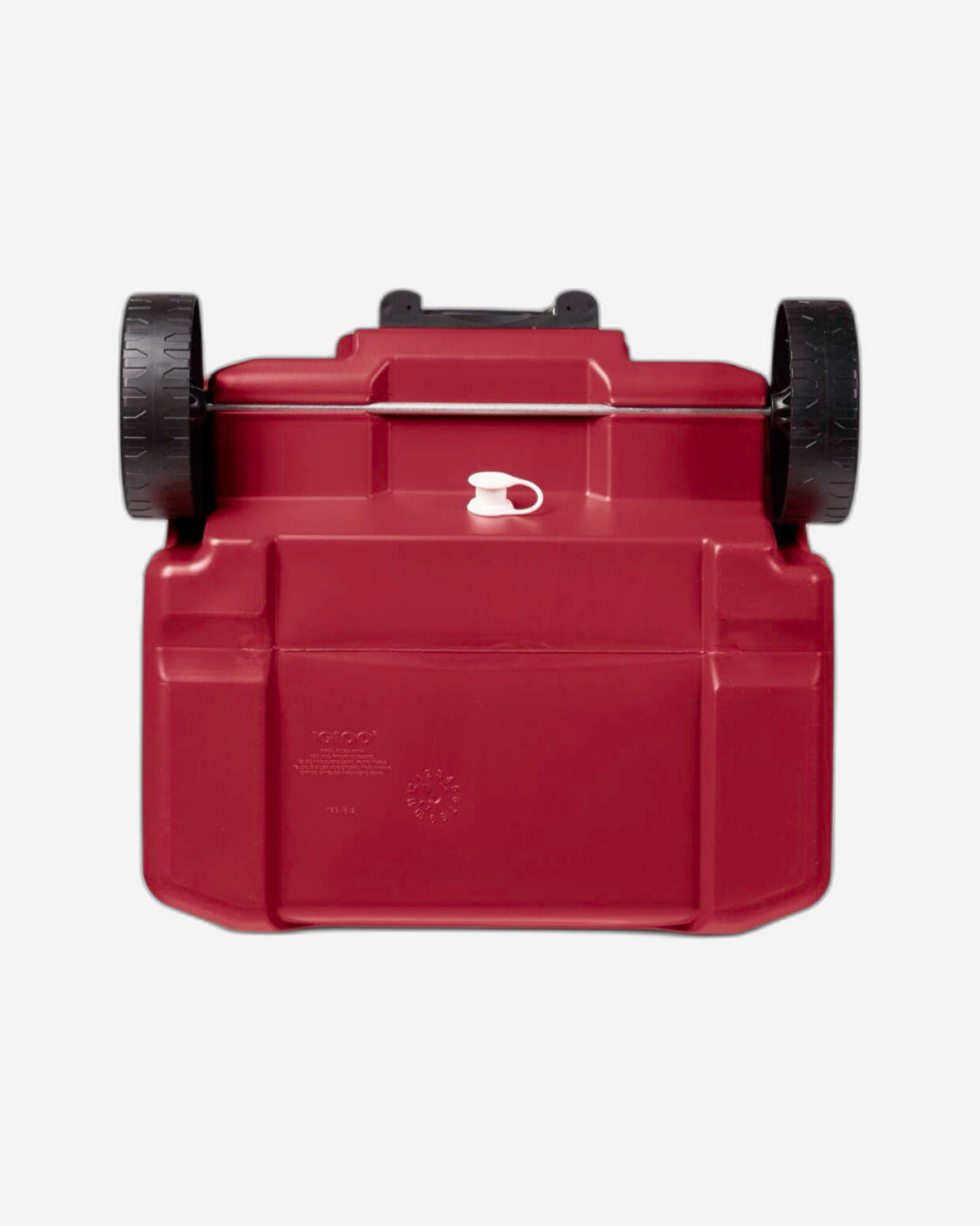 00034666-Igloo-Latitude 60 Roller Cooler - Industrial Red /Meteorite