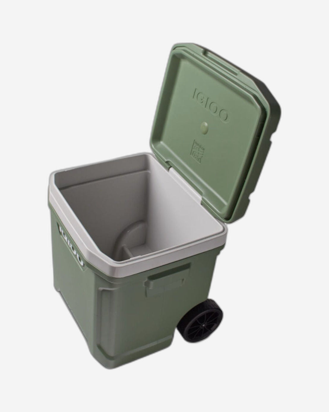 Igloo-Ecocool Latitude 60 Qt Roller Cooler - Vintage Green