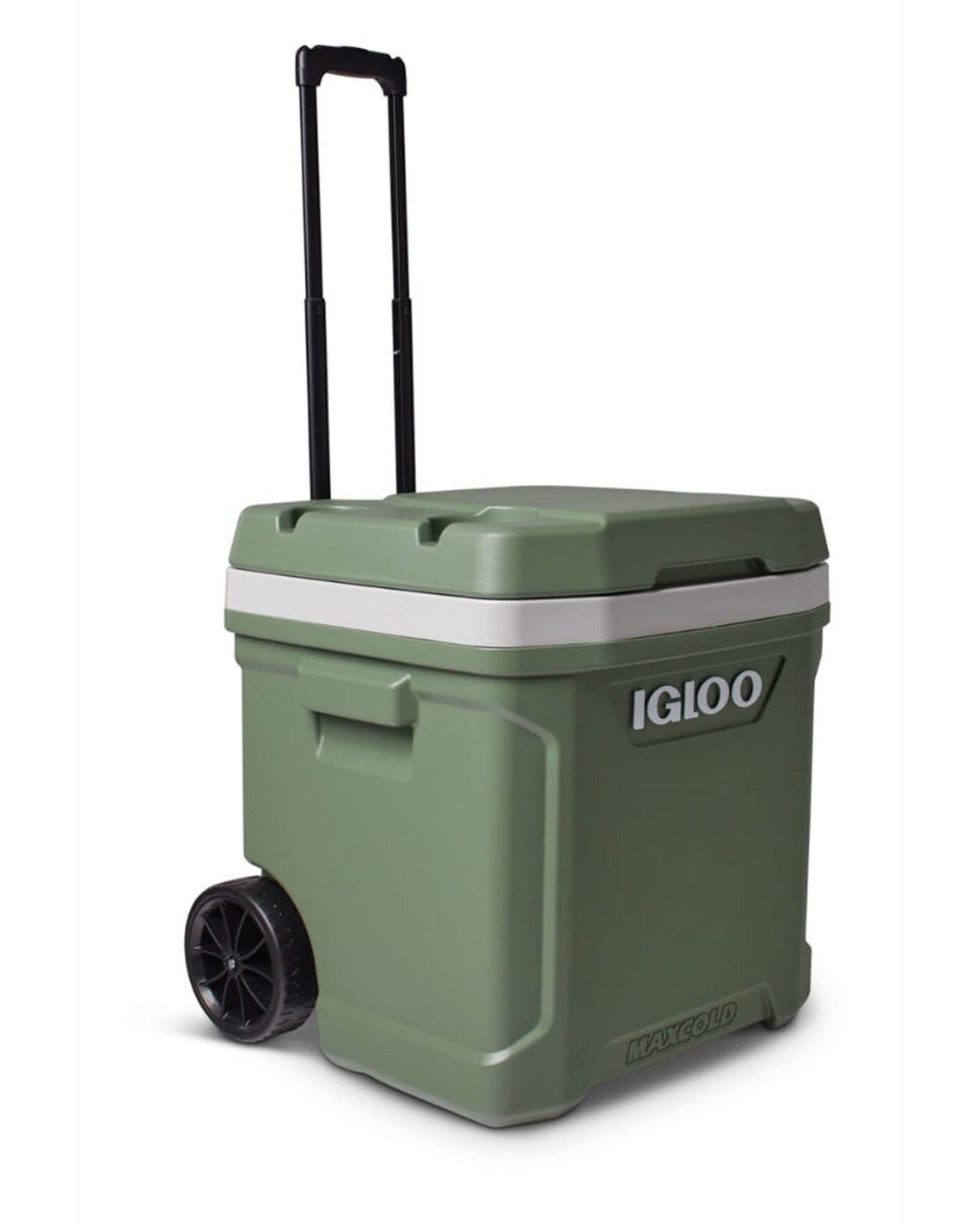 Igloo-Ecocool Latitude 60 Qt Roller Cooler - Vintage Green