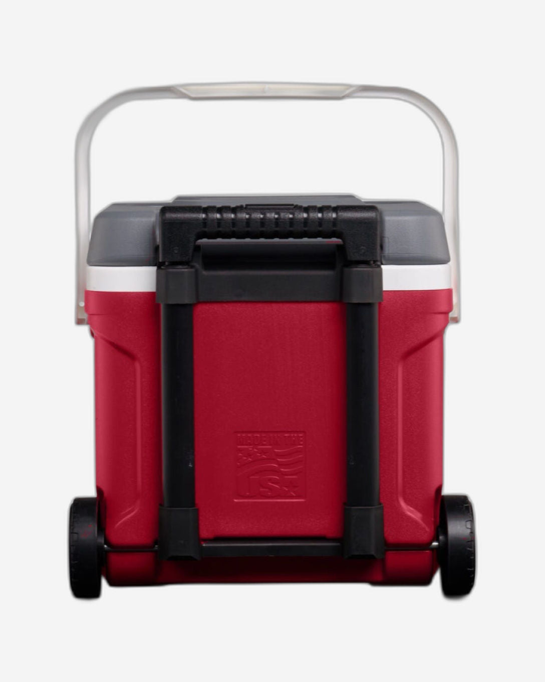 Igloo-Latitude 16 Roller Cooler - Industrial Red /Meteorite
