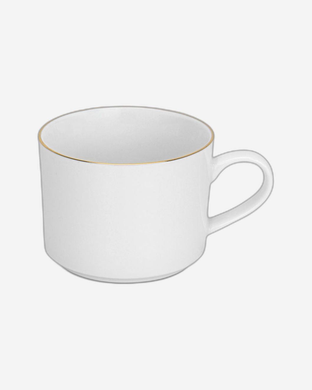 Fissman 2-Piece Cups Floree Series 240ml with Saucers New Bone China