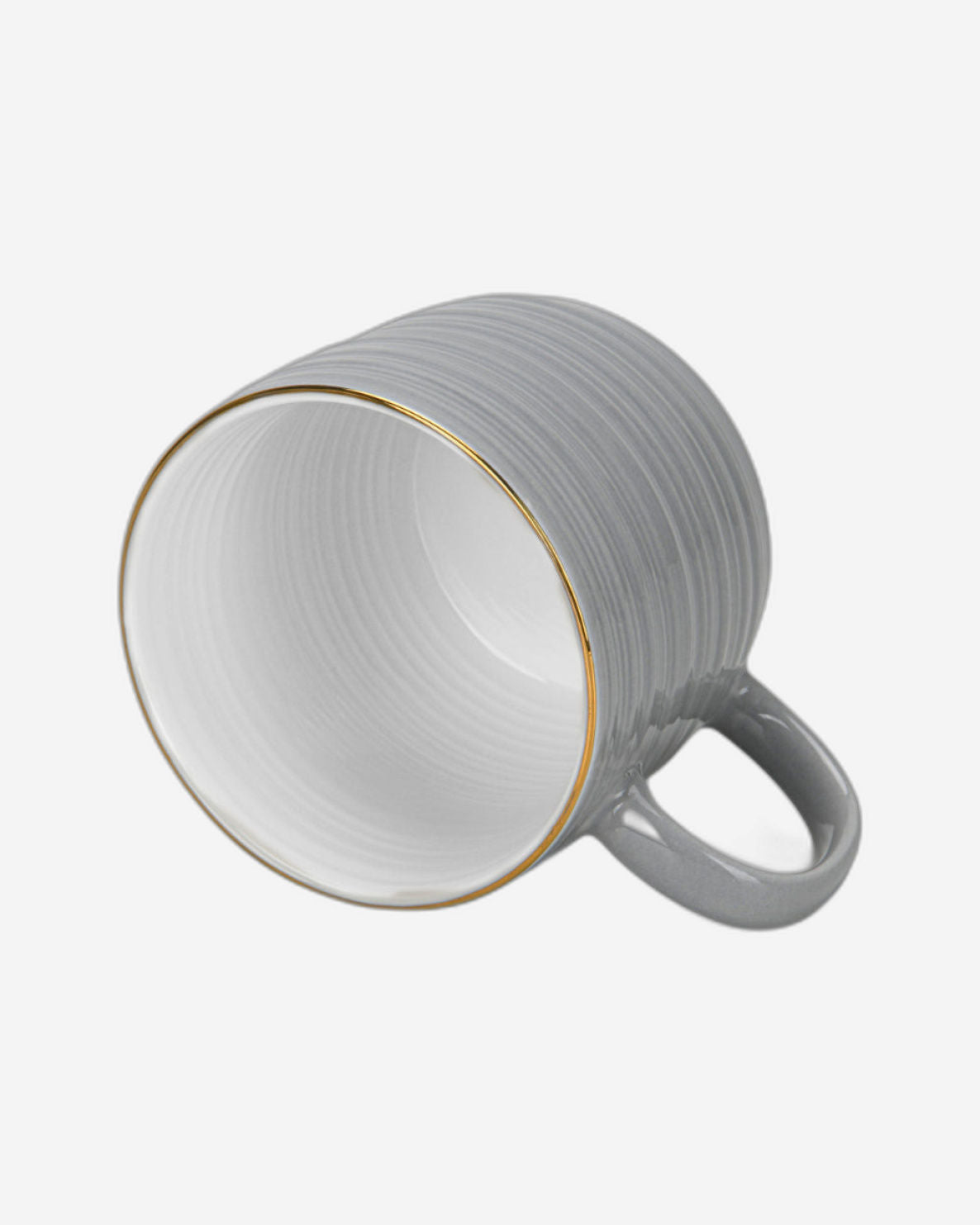 Fissman 2-Piece Mugs Firmina Series Series Gray 350ml New Bone China