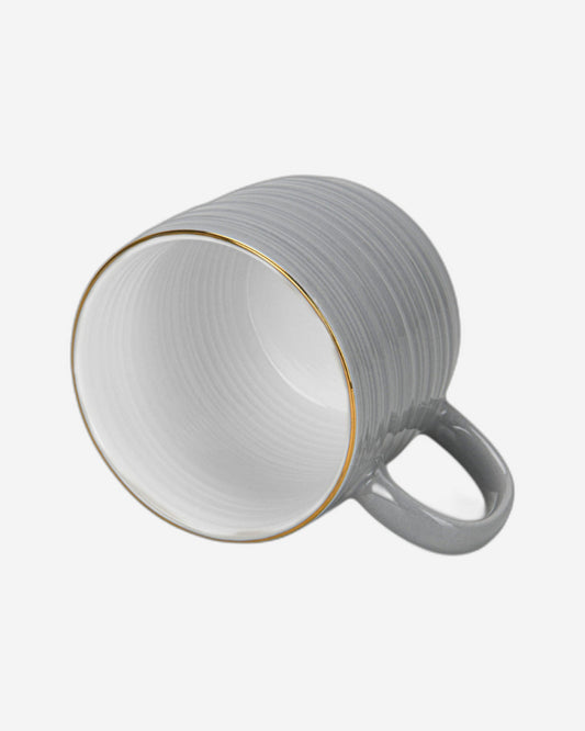 Fissman 2-Piece Mugs Firmina Series Series Gray 350ml New Bone China