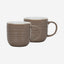 Fissman Mugs Firmina New Bone China Brown 2Pc 350ml