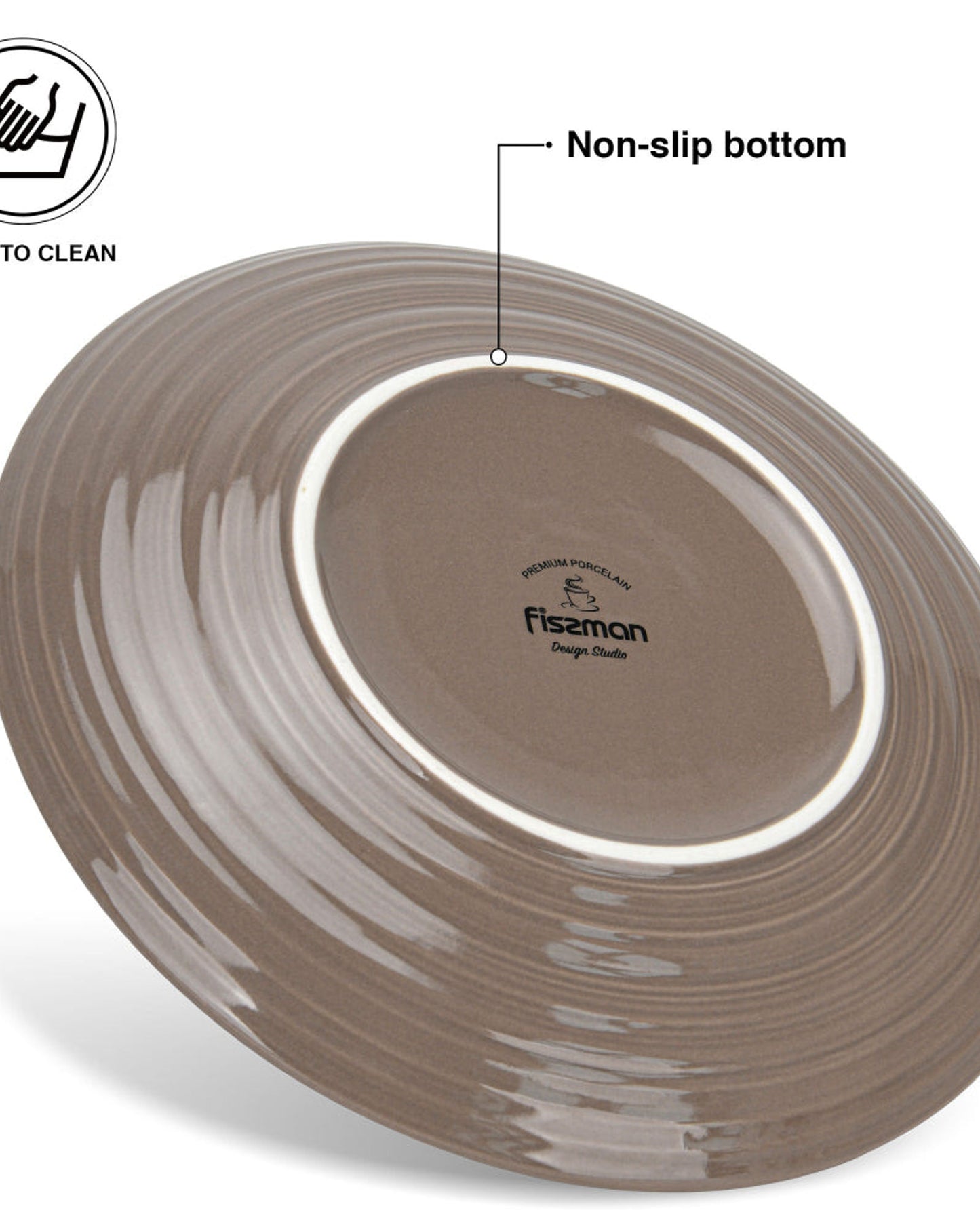 Fissman Plates Firmina Brown 2Pc 21cm