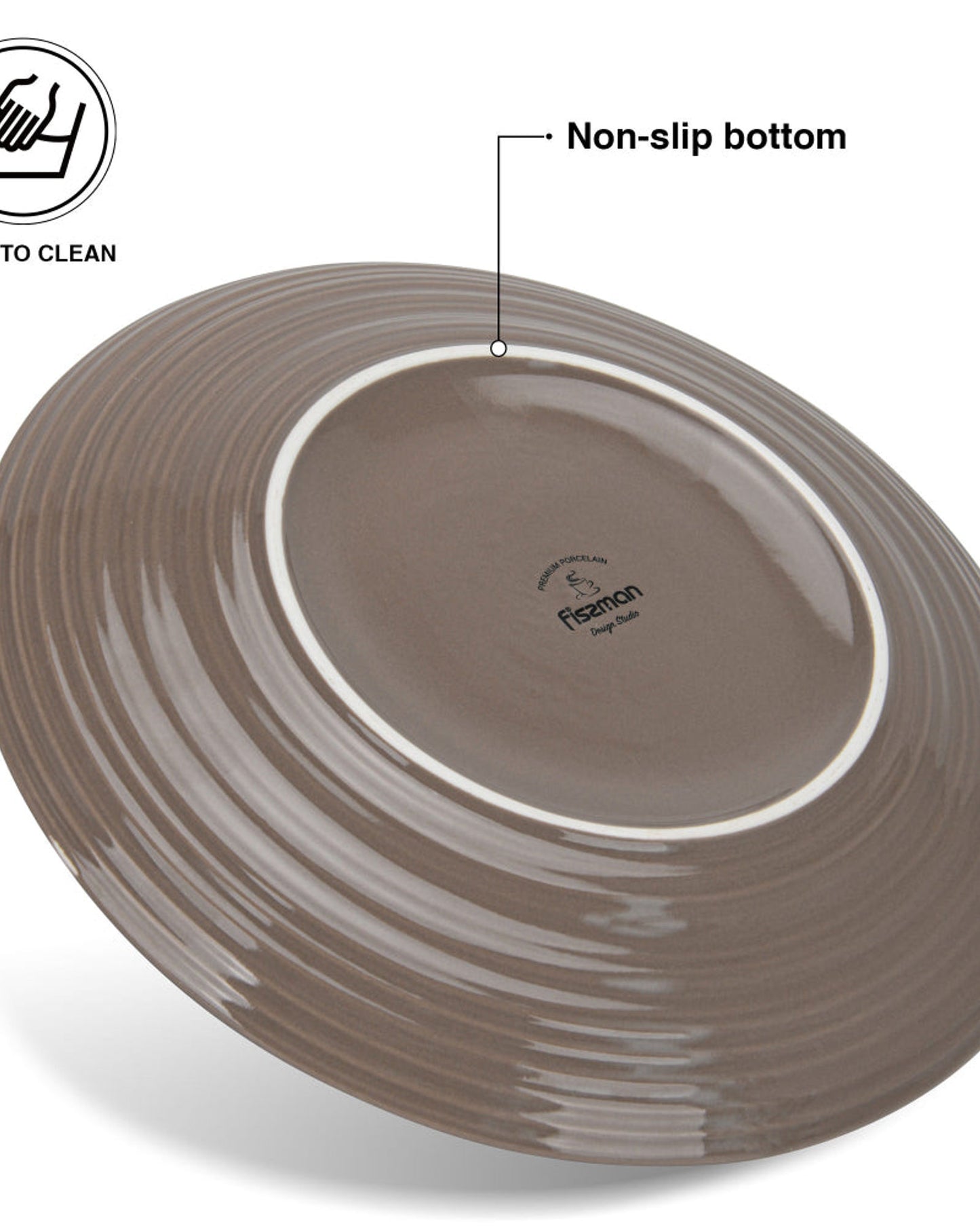 Fissman Plates Firmina Brown 2Pc 26cm