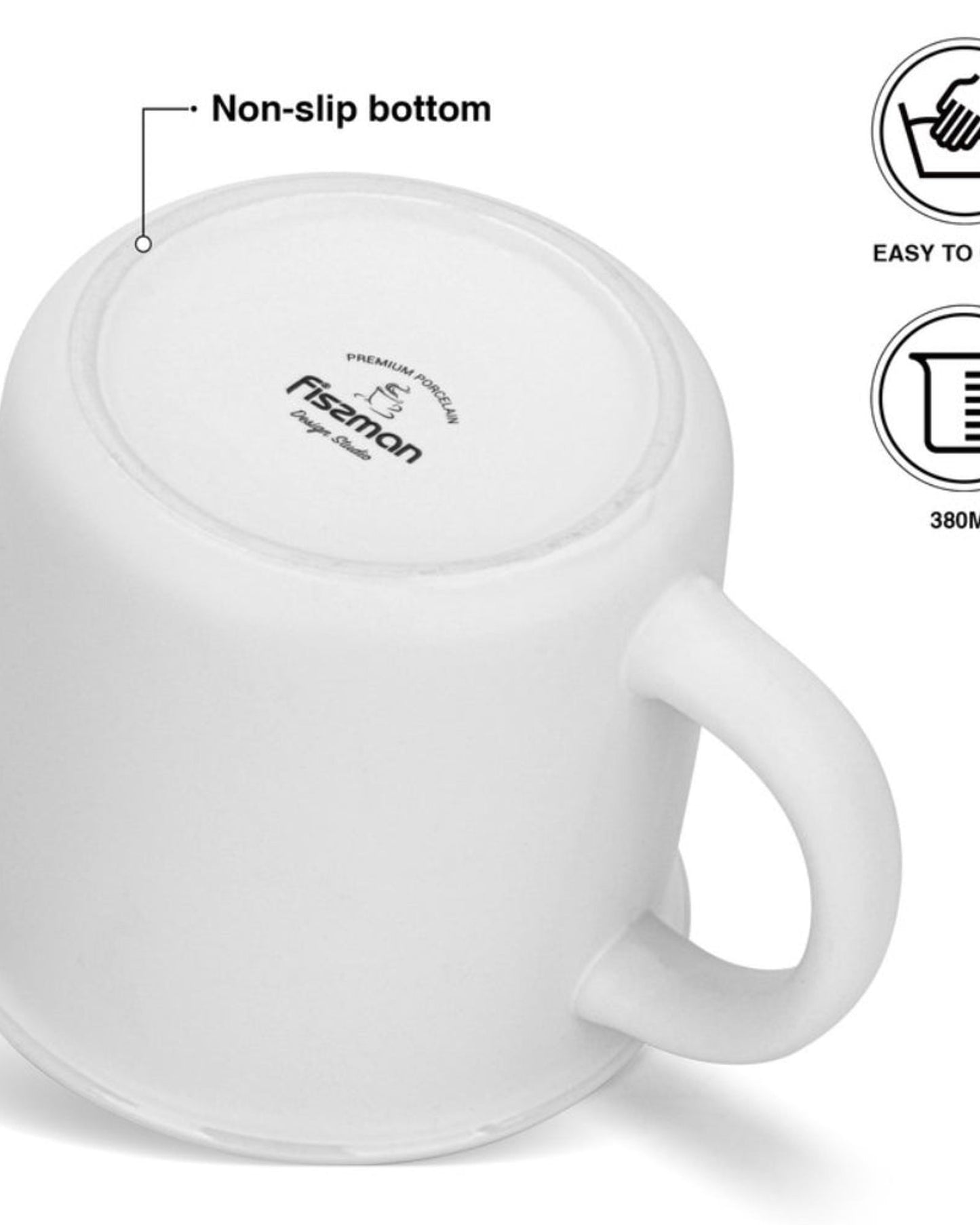 Fissman Mugs Love You 2Pc 380ml