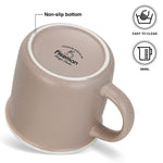 Fissman 2-Piece Mugs 380ml Be Happy New Bone China