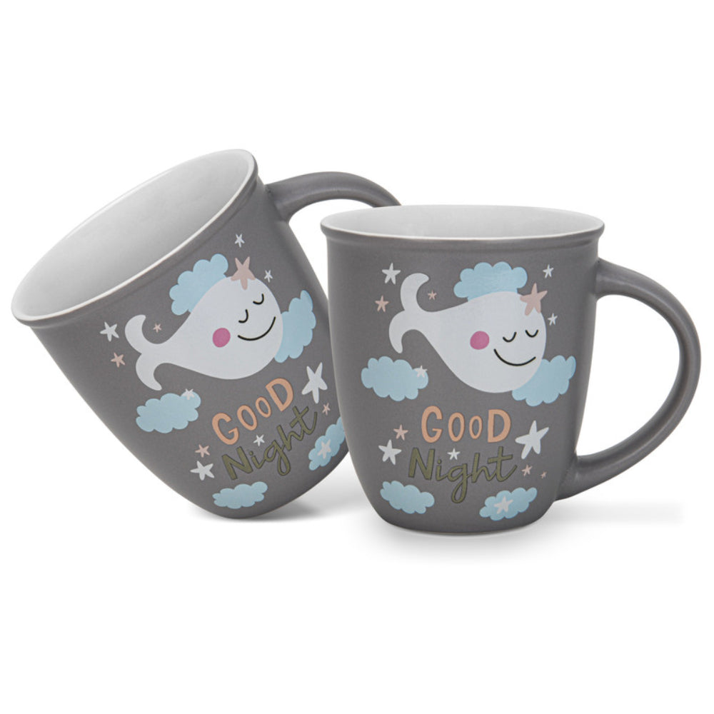 Fissman 2-Piece Mugs 380ml Good Night New Bone China