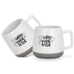 Fissman 2-Piece Mugs 400ml Happy Ever After New Bone China