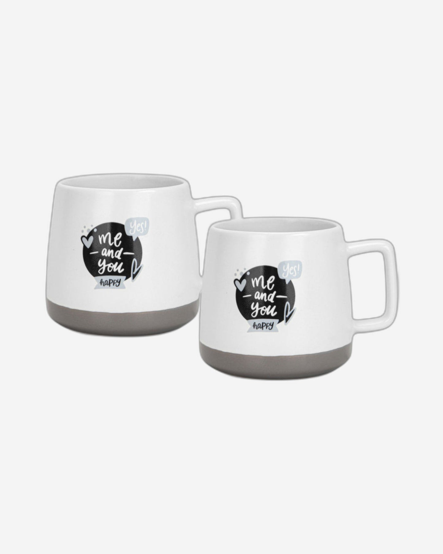 Fissman Mugs Me You Happy 2Pc 400ml