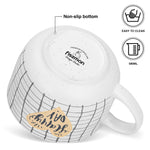 Fissman Mugs Happy Day Checked 2Pc 580ml