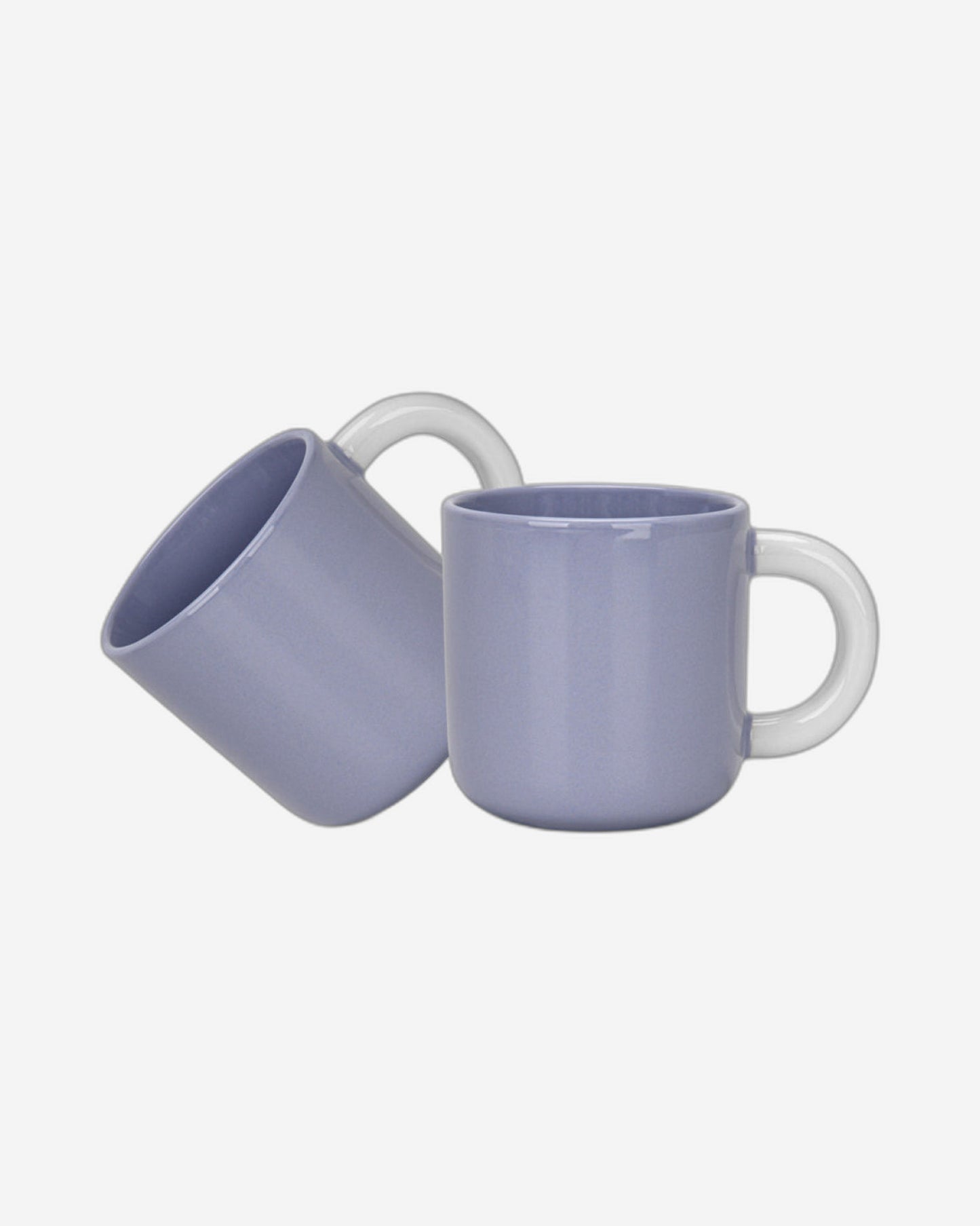 Fissman Mugs New Bone China Lilac 2Pc 360ml