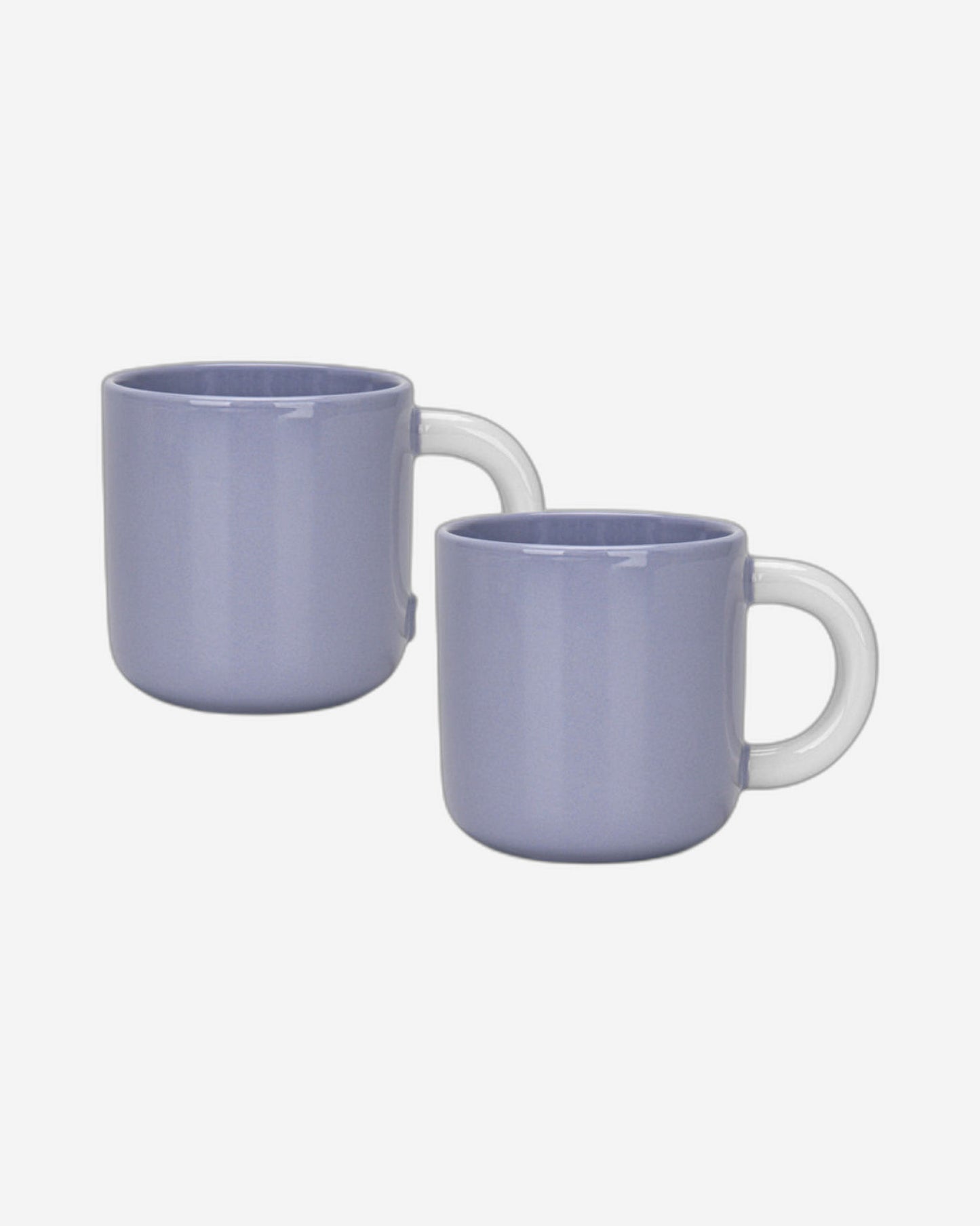 Fissman Mugs New Bone China Lilac 2Pc 360ml