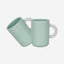 Fissman Mugs New Bone China Green 2Pc