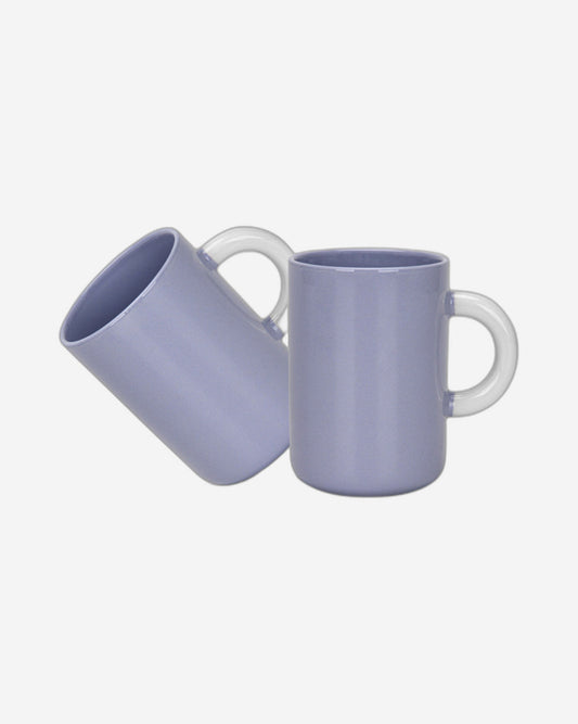 Fissman 2-Piece  Mugs 540ml  Lilac New Bone China