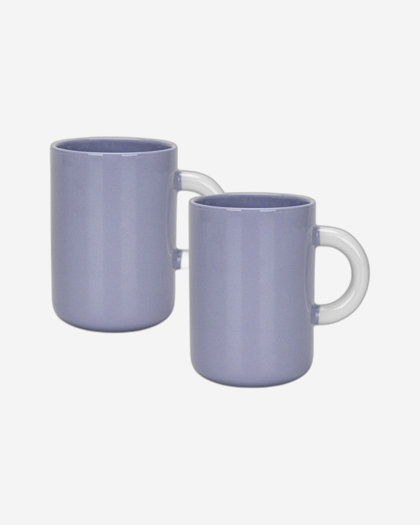 Fissman 2-Piece  Mugs 540ml  Lilac New Bone China