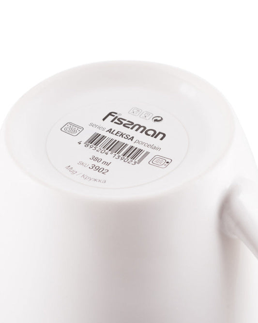 Fissman Mug Aleksa Series 380ml Porcelain White