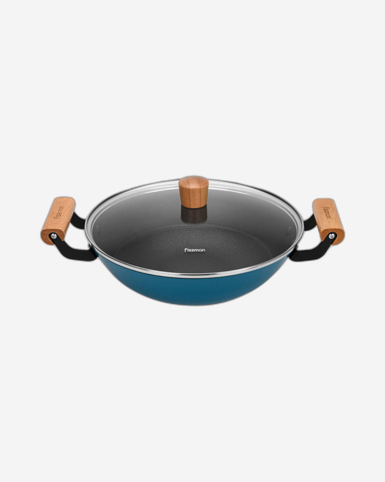Fissman Wok Seagreen Cast Iron 4L Lid