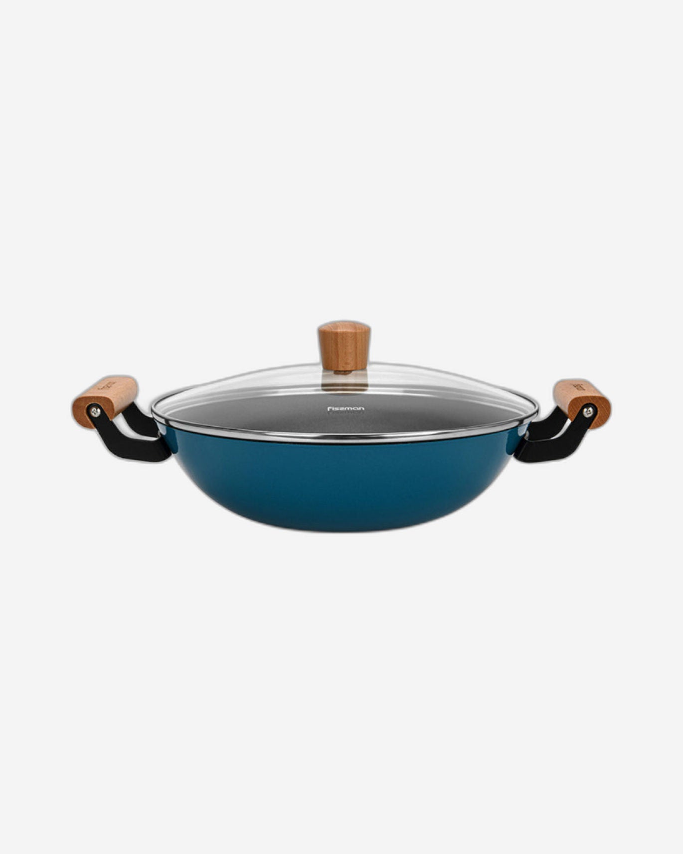 Fissman Wok Seagreen Cast Iron 4L Lid