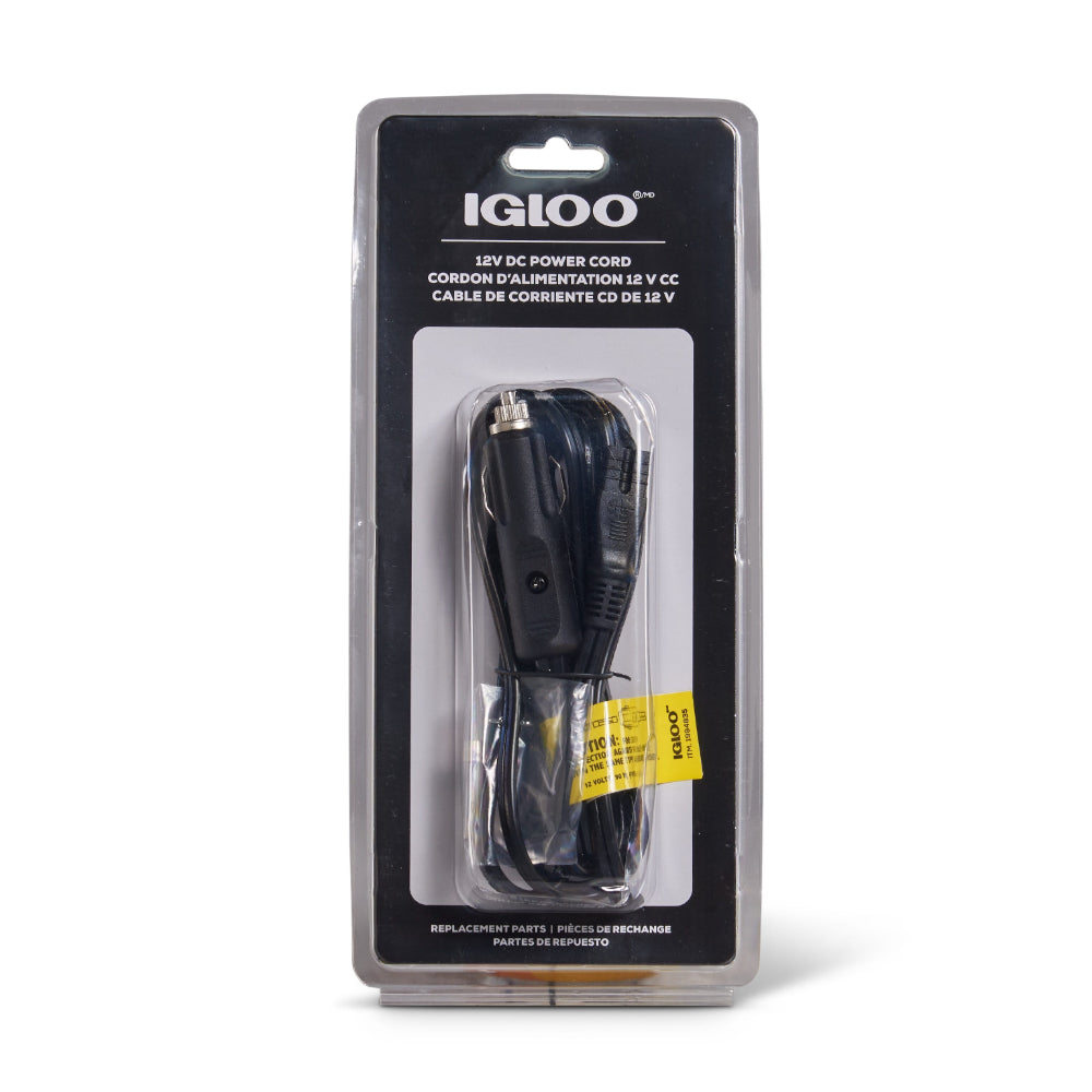 00040393-Igloo-12V Dc Power Cord - Black