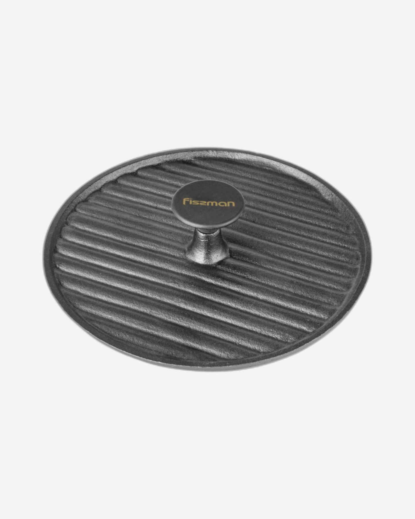 Fissman Grill Press Cast Iron Black 24cm