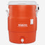 Igloo-10 Gallon Seat Top With Cup Dispenser - Orange