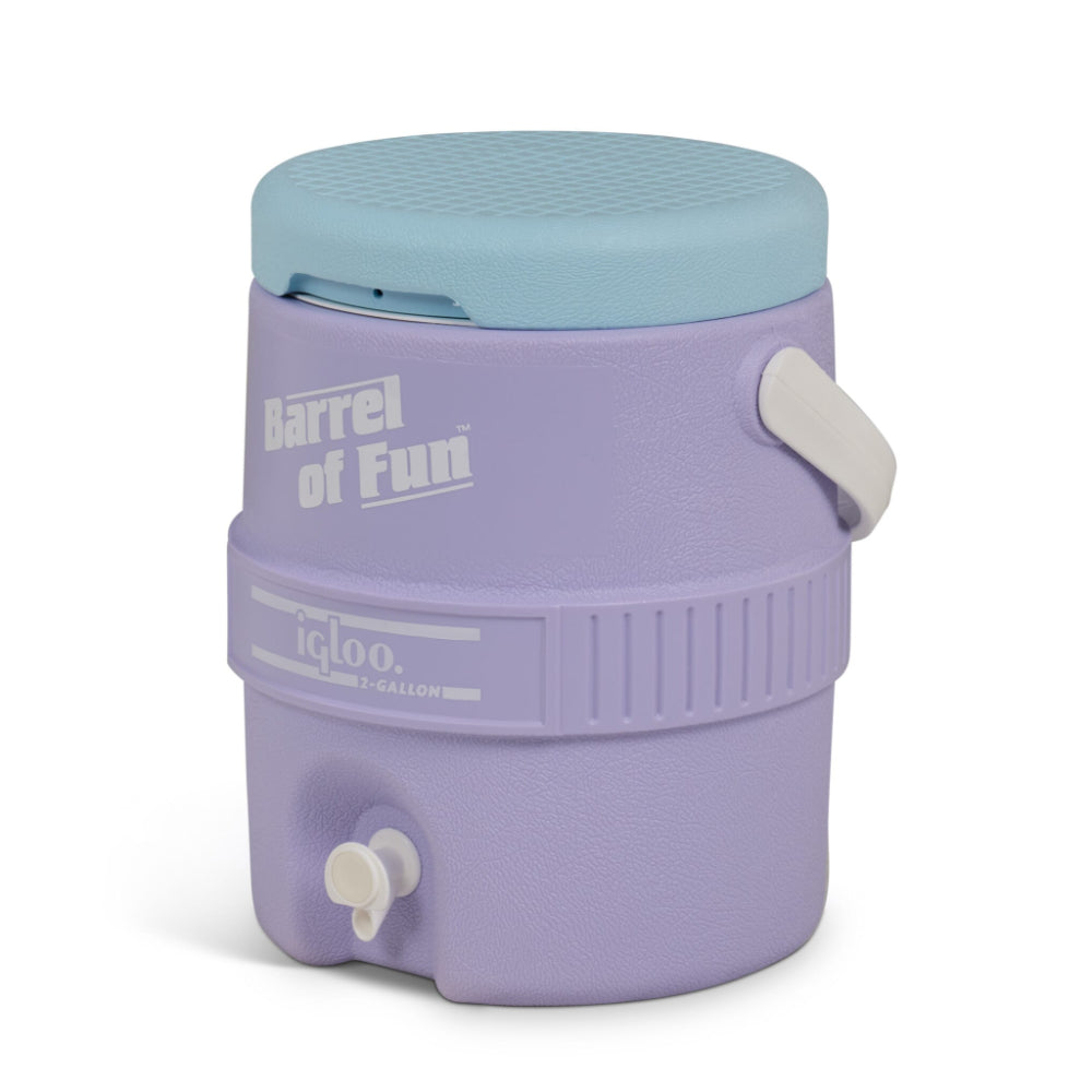 00042340-Igloo - Retro 2 Gallon Barrel of Fun  - Lilac