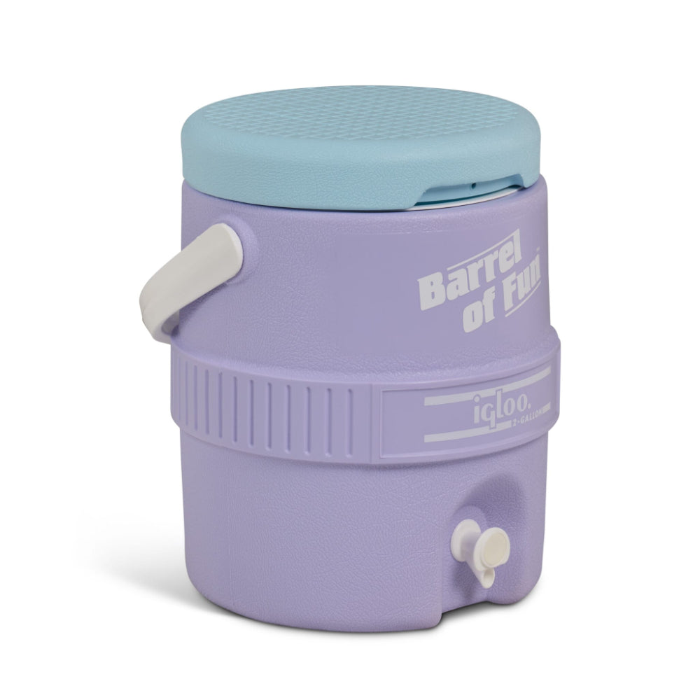 00042340-Igloo - Retro 2 Gallon Barrel of Fun  - Lilac