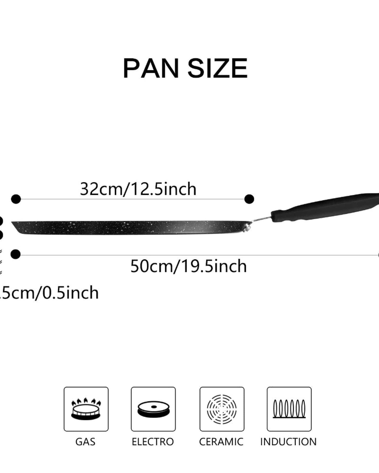 Fissman Crepe Pan Fiore Aluminum Non-Stick 32cm