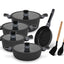 Fissman Cookware Stella Aluminum 11Pc Spoon & Turner