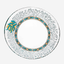 Dimlaj Wurood Set of 6 Pcs Plates (Gold & Green)