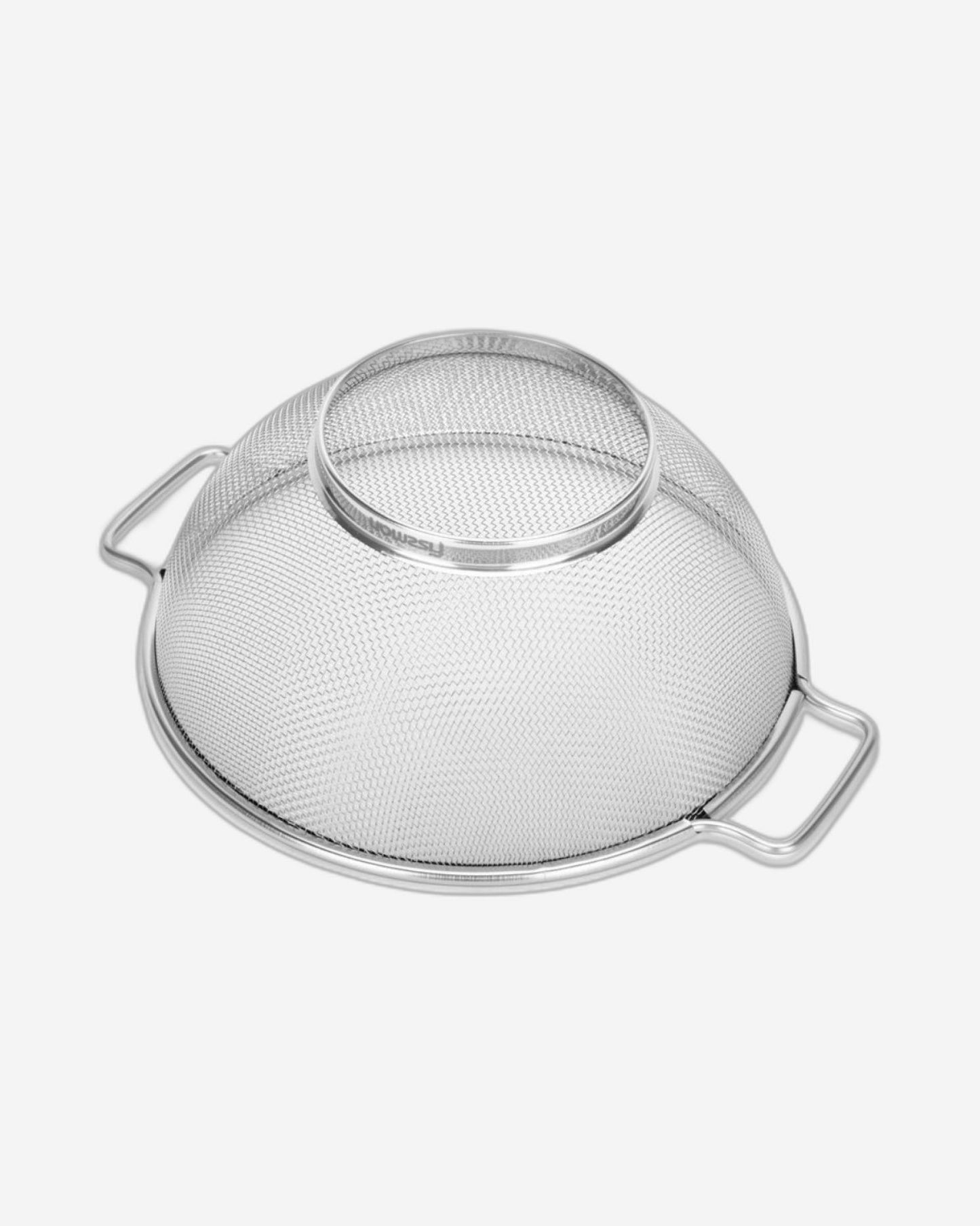 Fissman Round Stainer With Handle Silver 20cm