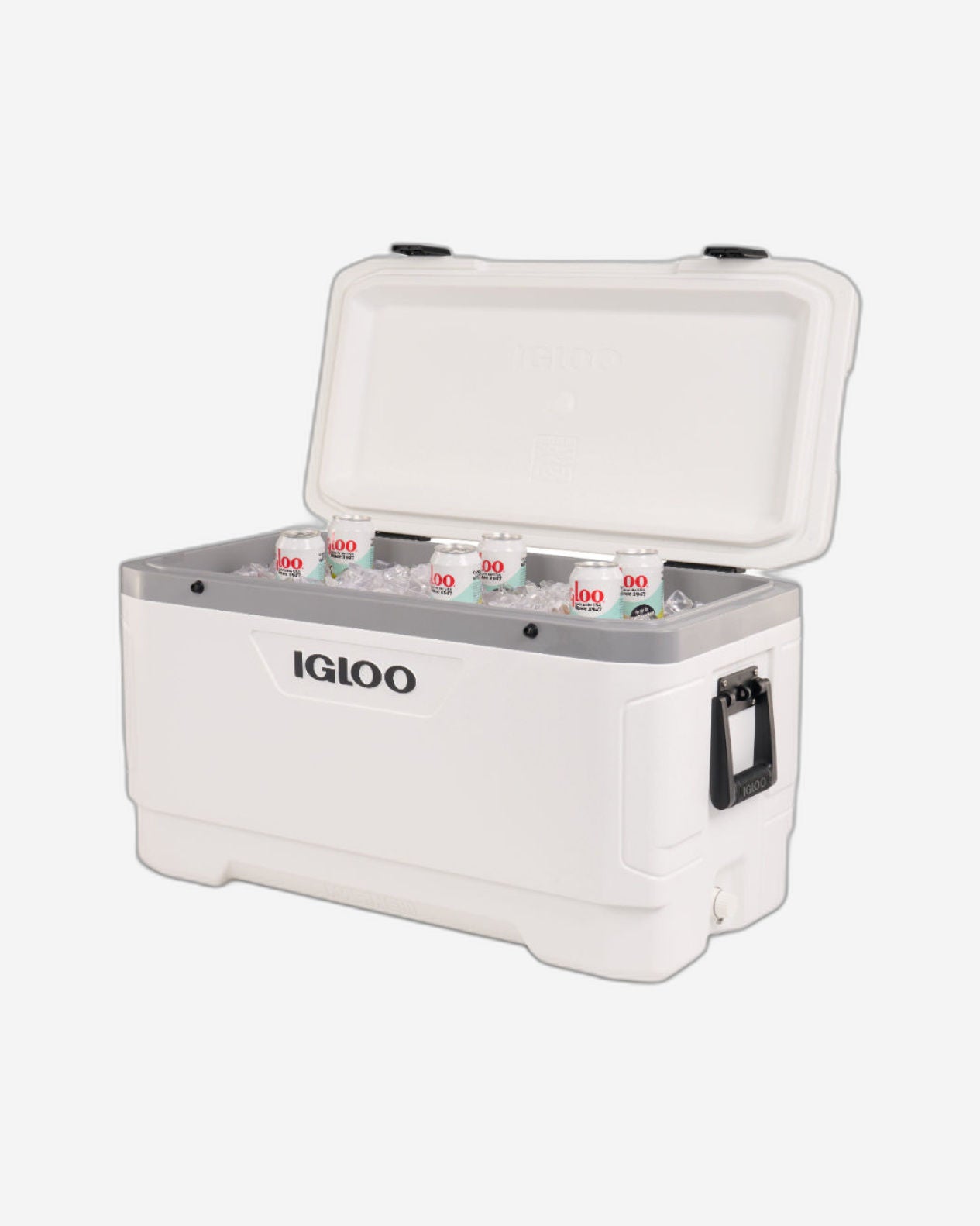 Igloo-Latitude Marine Ultra 100 Cooler Box - White / Moonscape Gray