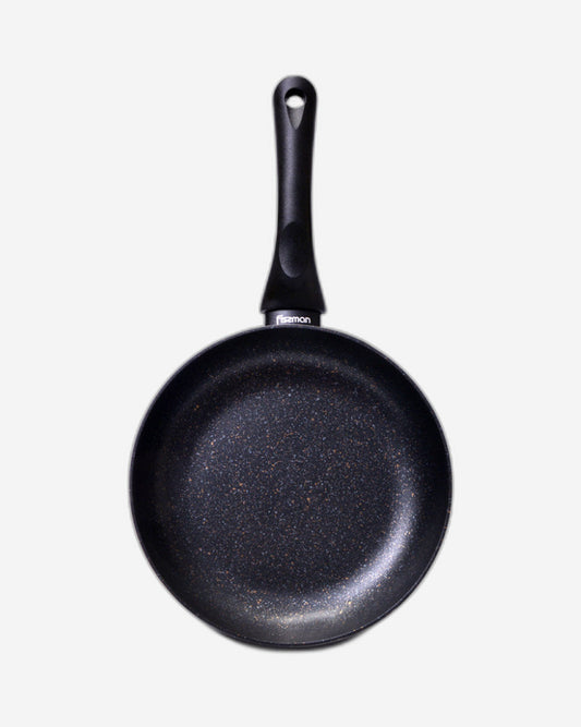 Fissman Frying Pan 20cm Aluminum And TouchStone Coating With Induction Bottom Promo Series Black