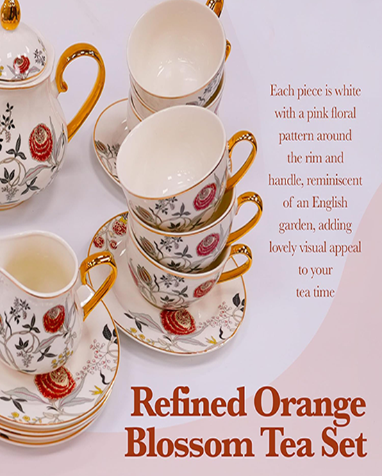 B&S  31Pc Round Tea Set