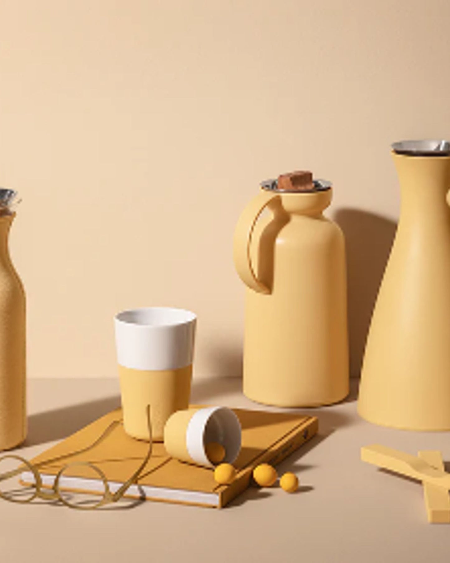 Eva Solo 502880 Silhouette Vacuum Jug 1.0L Golden Sand