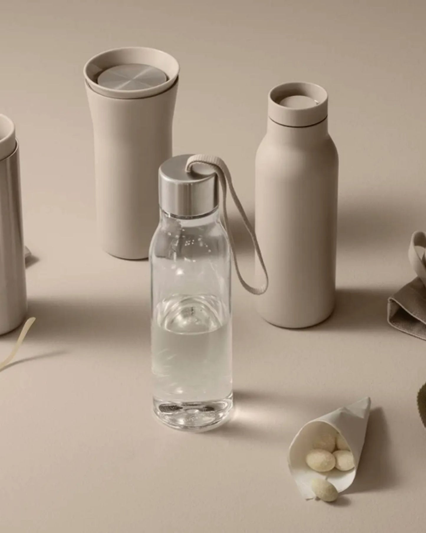 Eva Solo 503053 Drinking Bottle 0.5L Pearl beige