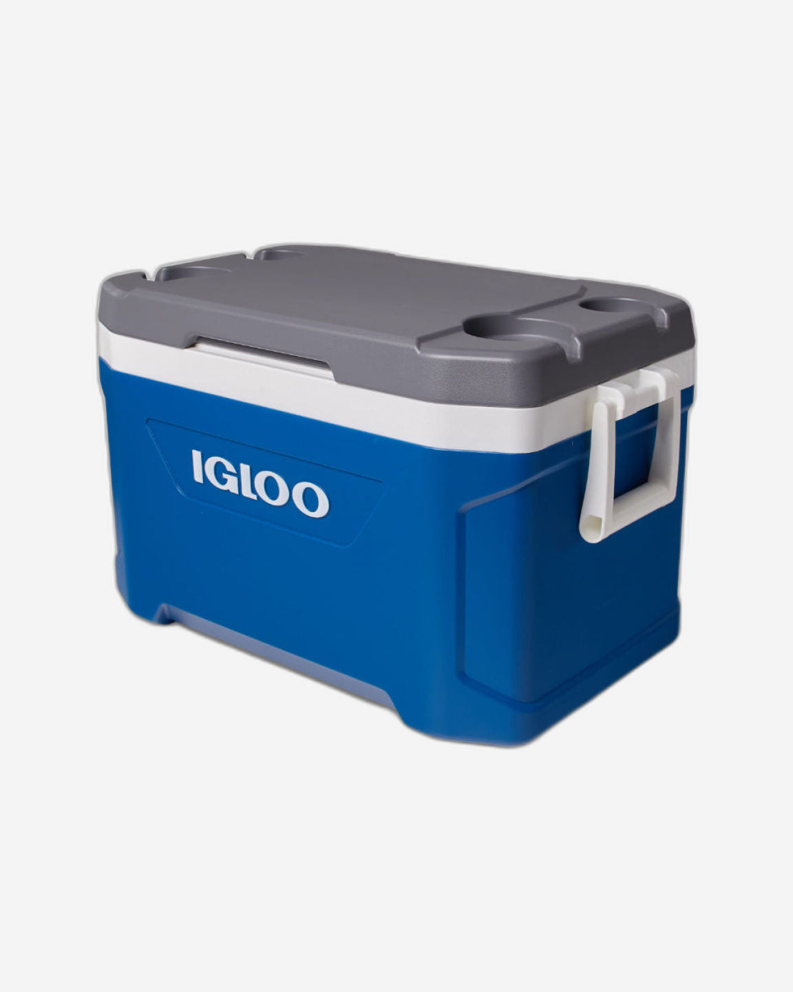 00050338-Igloo-Latitude 52 Cooler Box - Indigo Blue / Meteorite