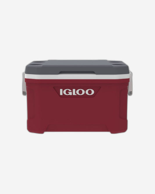 00050340-Igloo-Latitude 52 Cooler Box - Industrial Red /Meteorite