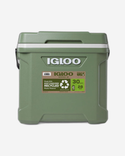 Igloo-Ecocool Latitude 30 Qt Cooler Box - Vintage Green