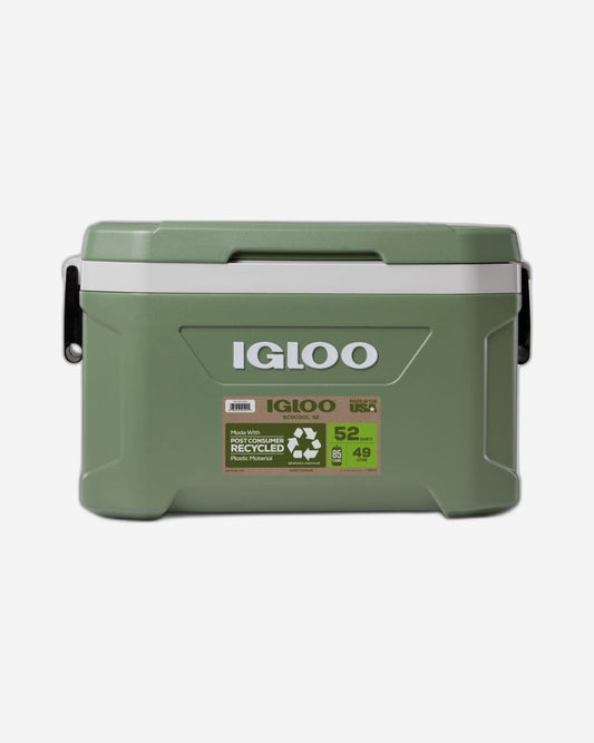 Igloo-Ecocool Latitude 52 Qt Cooler Box - Vintage Green