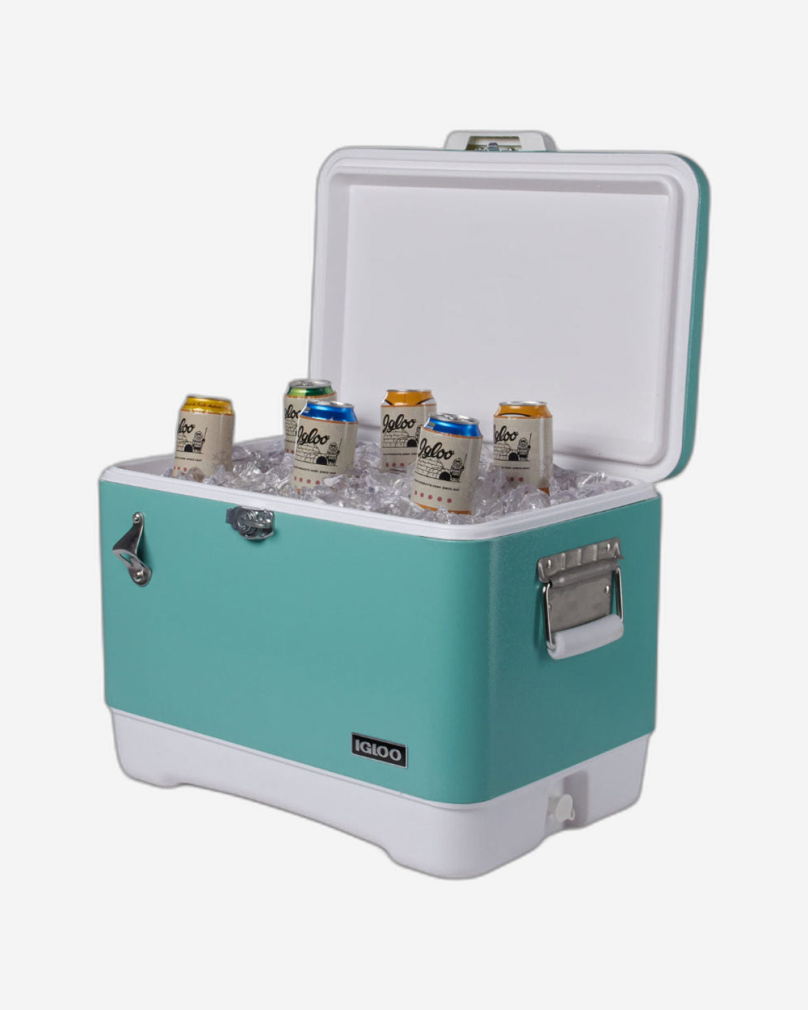 00050498-Igloo-Legacy 54 Qt Cooler Box - Crystal Ocean