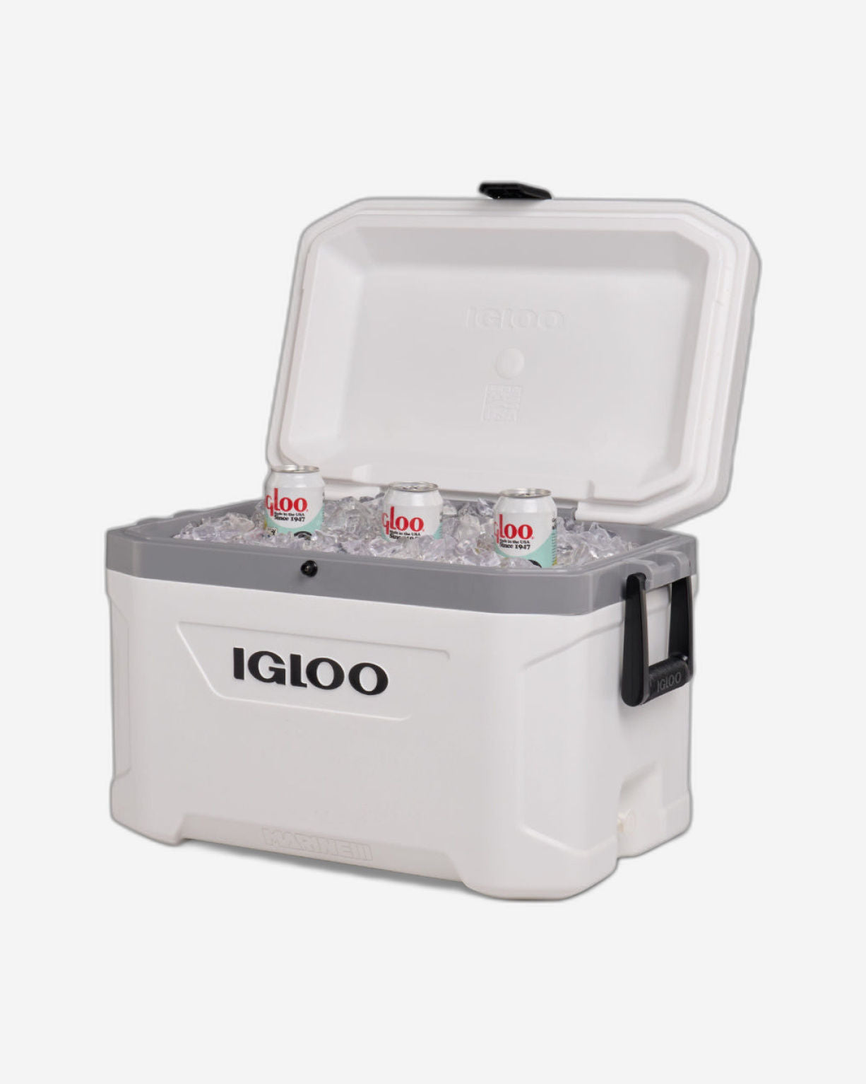 Igloo-Latitude Marine Ultra 54 Cooler Box - White / Moonscape Gray