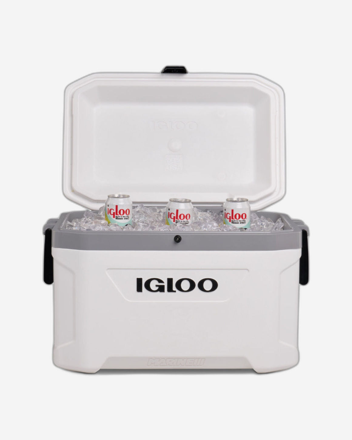 Igloo-Latitude Marine Ultra 54 Cooler Box - White / Moonscape Gray