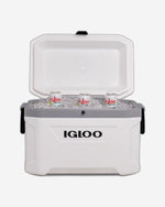 Igloo-Latitude Marine Ultra 54 Cooler Box - White / Moonscape Gray