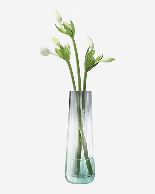 LSA Dusk Vase  Green/Grey H20cm