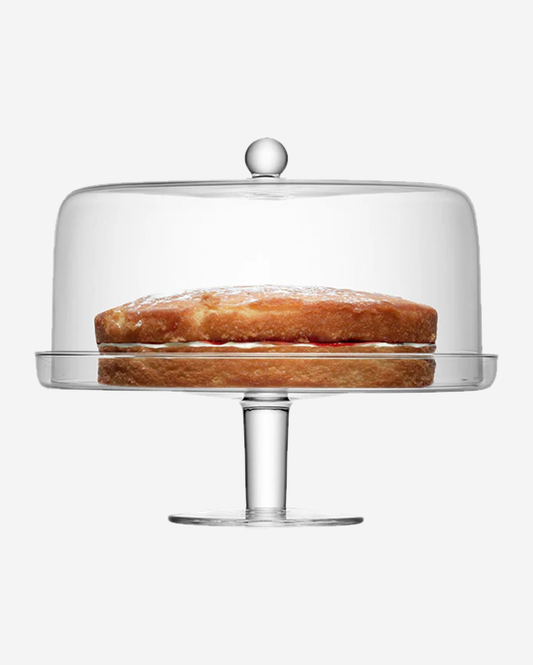 LSA Klara Cakestand & Cover Clear